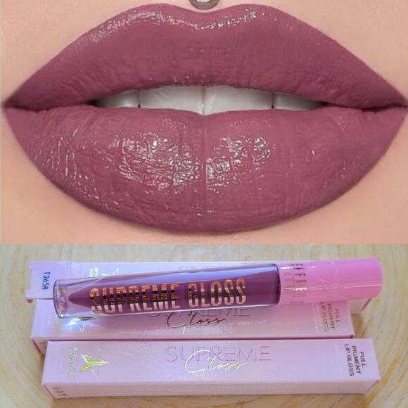 3 x JEFFREE STAR IMPROPER FULL PIGMENT SUPREME LIP GLOSS LIPSTICK NEW NWT - Picture 1 of 3